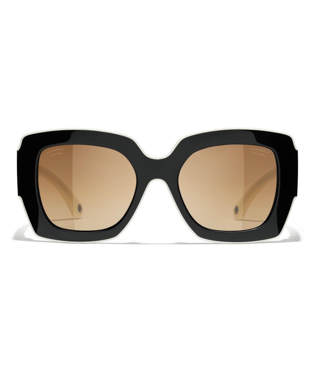 CHANEL Белые пластиковые солнцезащитные очки, фото 8