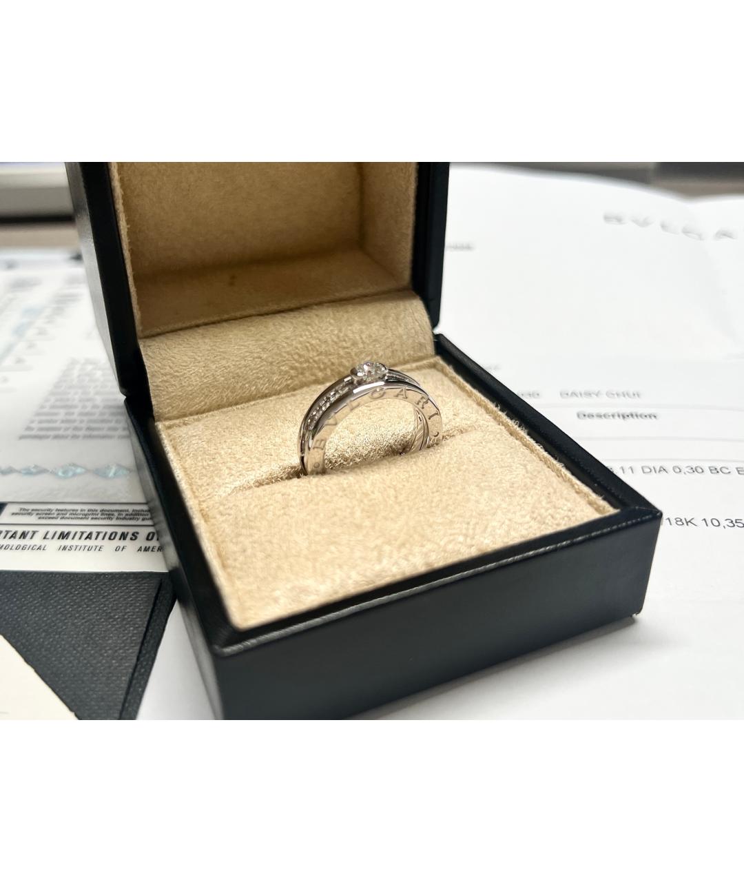 BVLGARI Серебряное кольцо из белого золота, фото 9