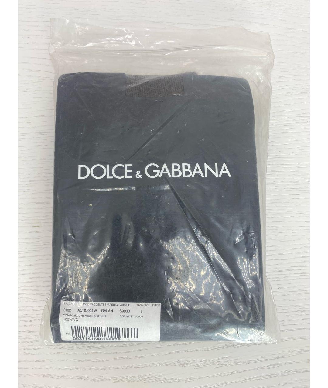 DOLCE&GABBANA Коричневые носки, чулки и колготы, фото 5