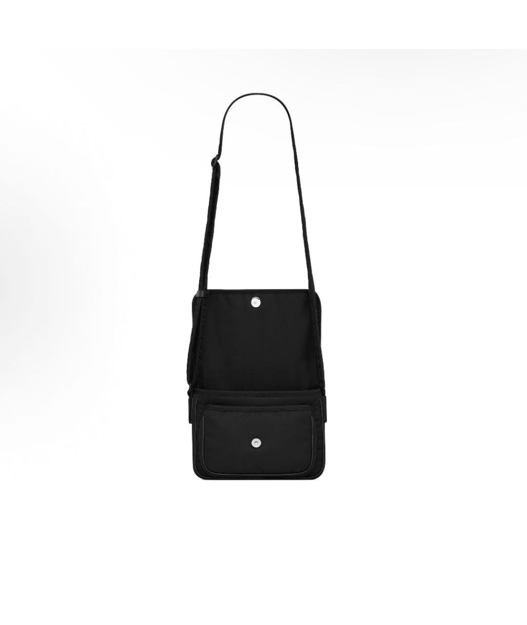 SAINT LAURENT Черная дорожная/спортивная сумка, фото 5