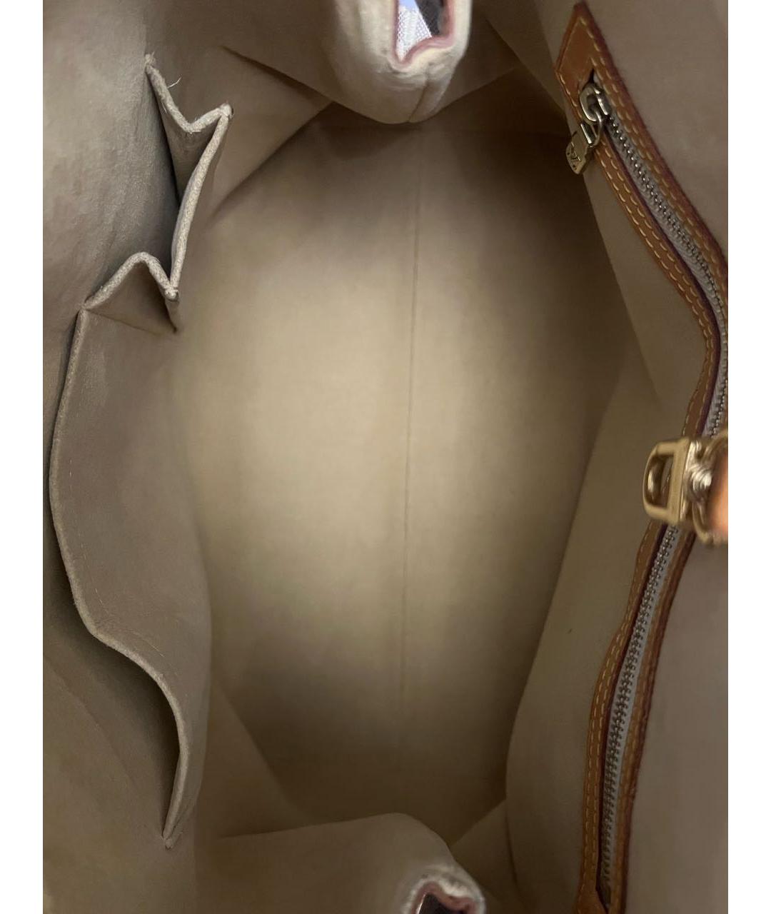 LOUIS VUITTON Кожаная сумка тоут, фото 4