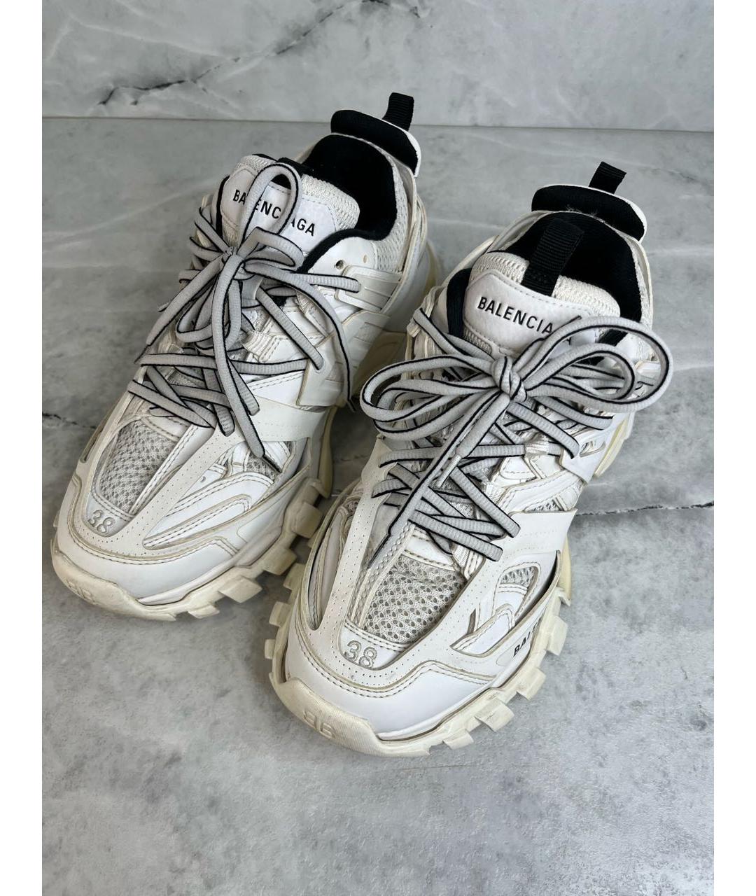 BALENCIAGA Белые кроссовки, фото 4