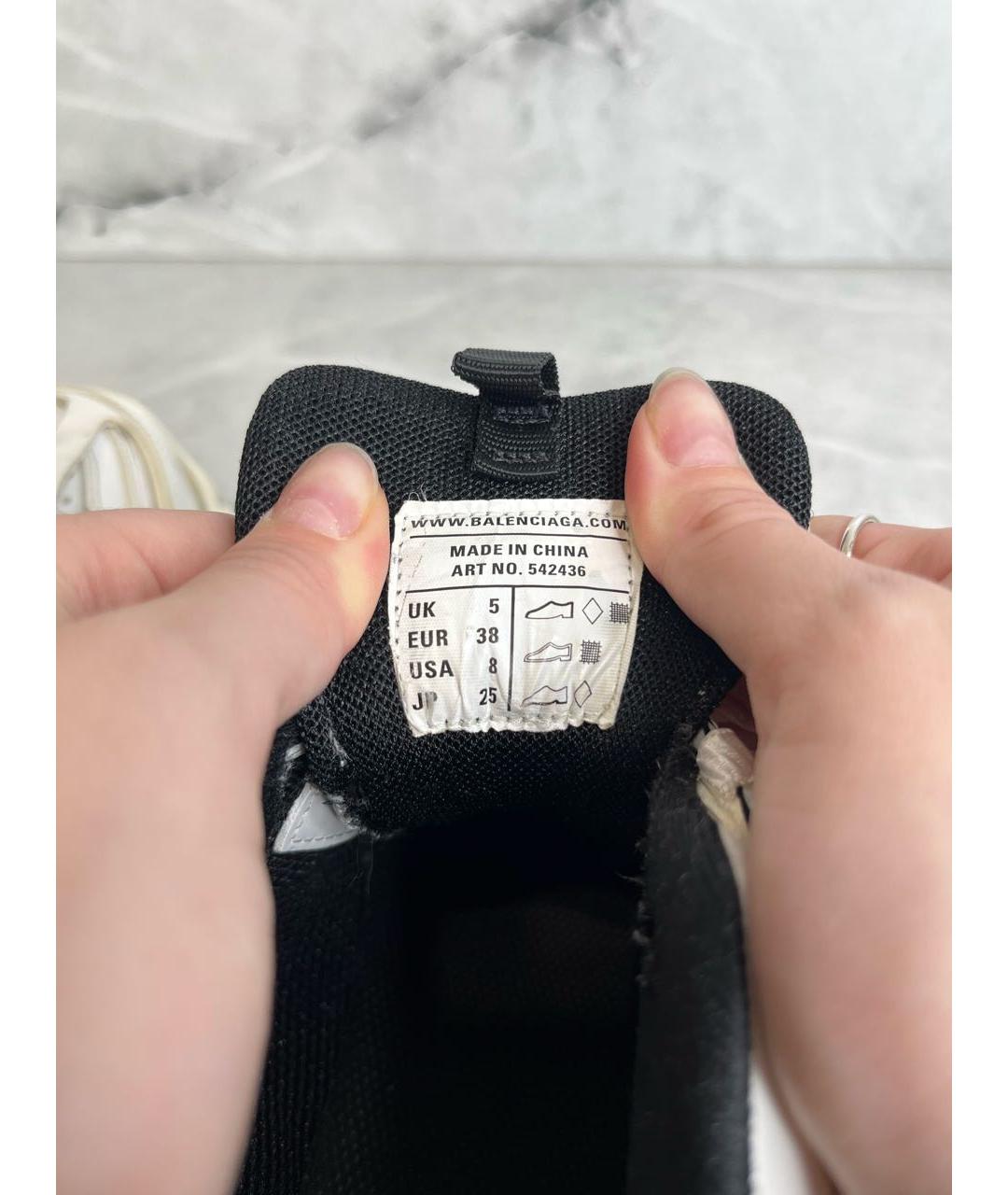BALENCIAGA Белые кроссовки, фото 7