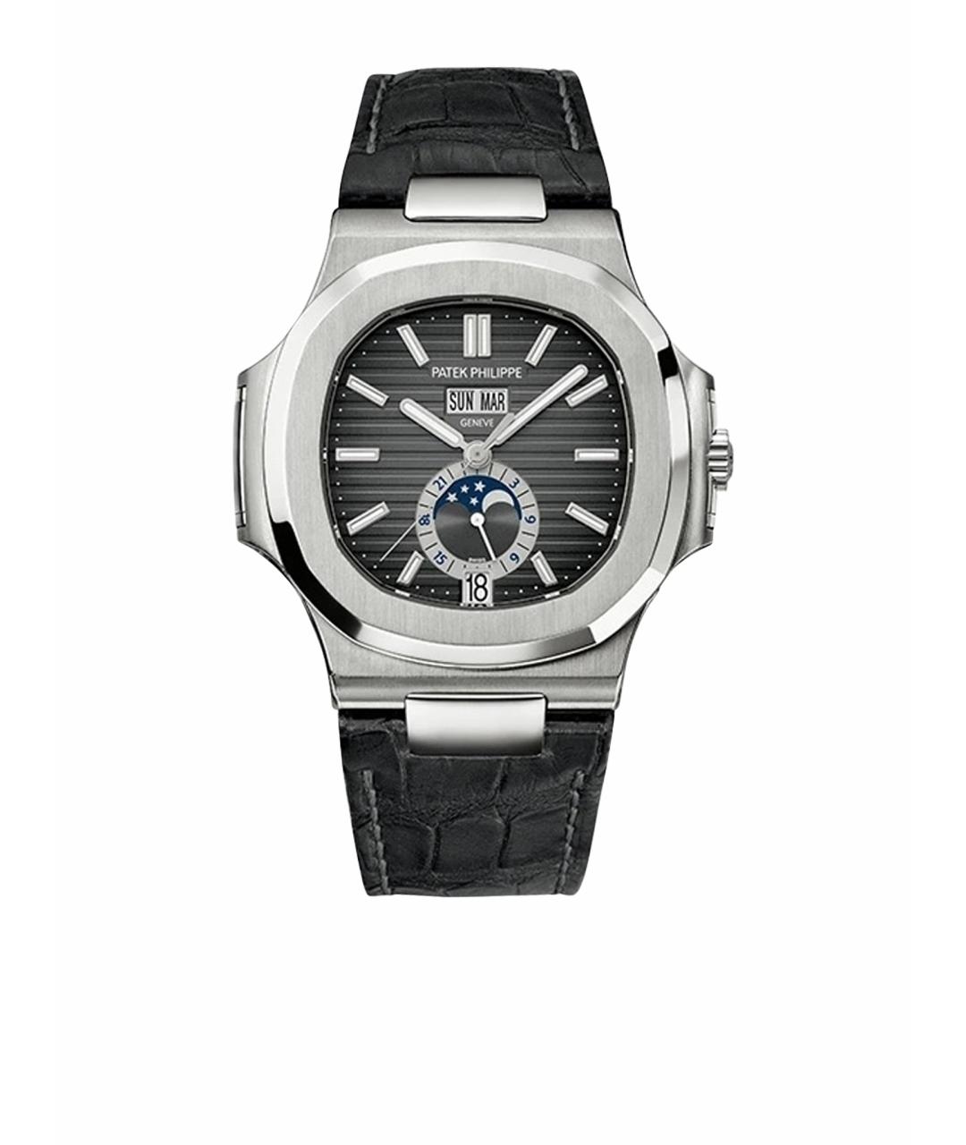 PATEK PHILIPPE Черные металлические часы, фото 1