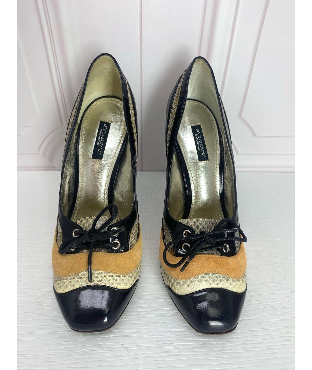 DOLCE&GABBANA Кожаные туфли, фото 2