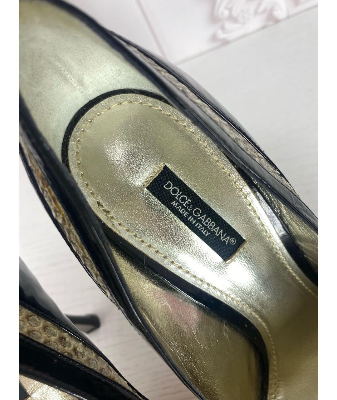 DOLCE&GABBANA Кожаные туфли, фото 8