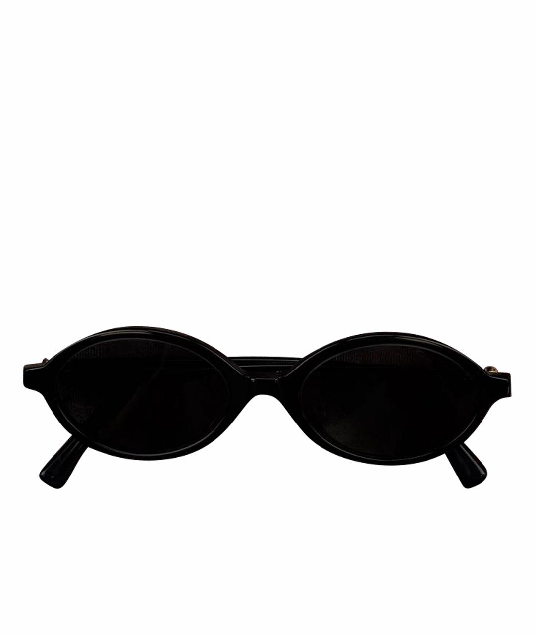 MIU MIU Черные пластиковые солнцезащитные очки, фото 1