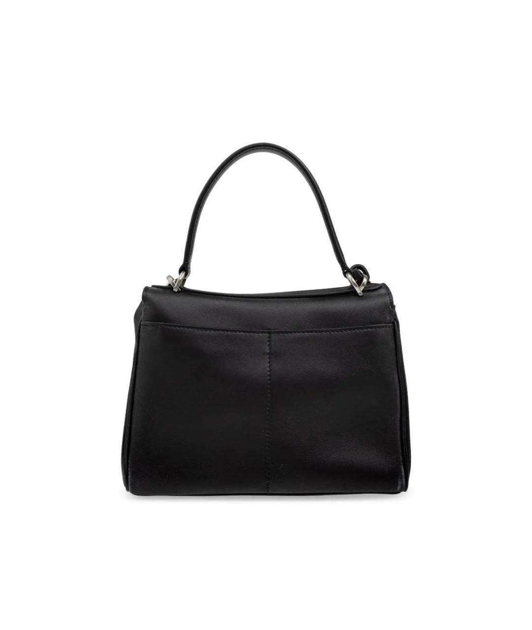 BALENCIAGA Черная кожаная сумка через плечо, фото 3