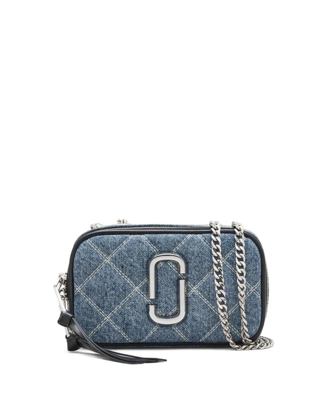 MARC JACOBS Синяя хлопковая сумка через плечо, фото 1
