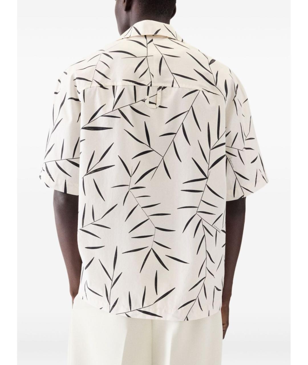 JACQUEMUS Бежевая хлопковая кэжуал рубашка, фото 4