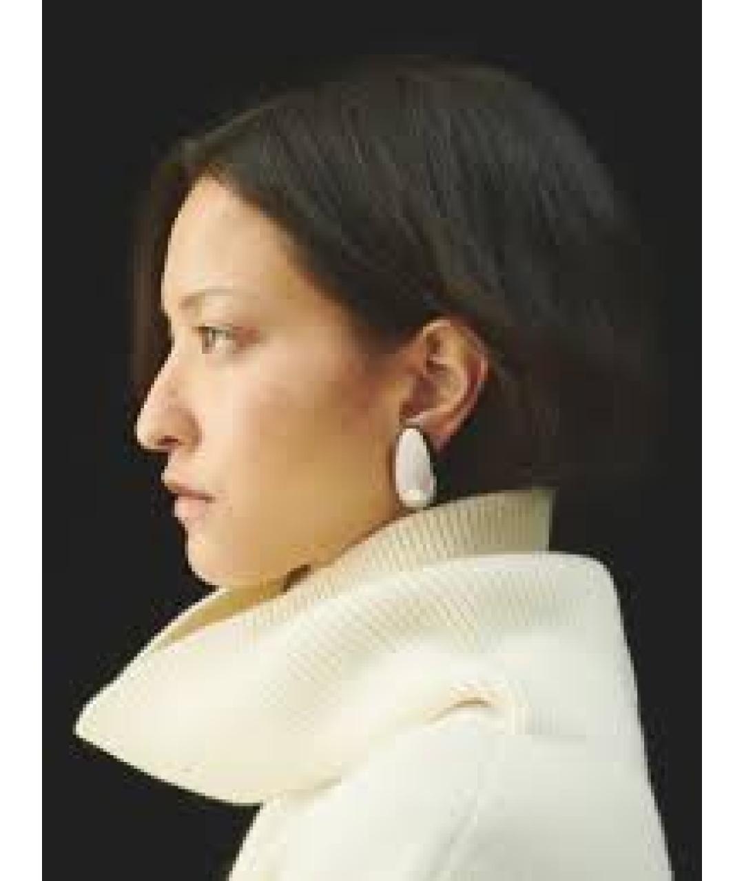 JACQUEMUS Серебряные металлические серьги, фото 3