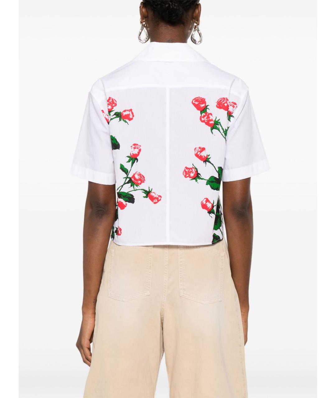 LOEWE Белая хлопковая рубашка, фото 4