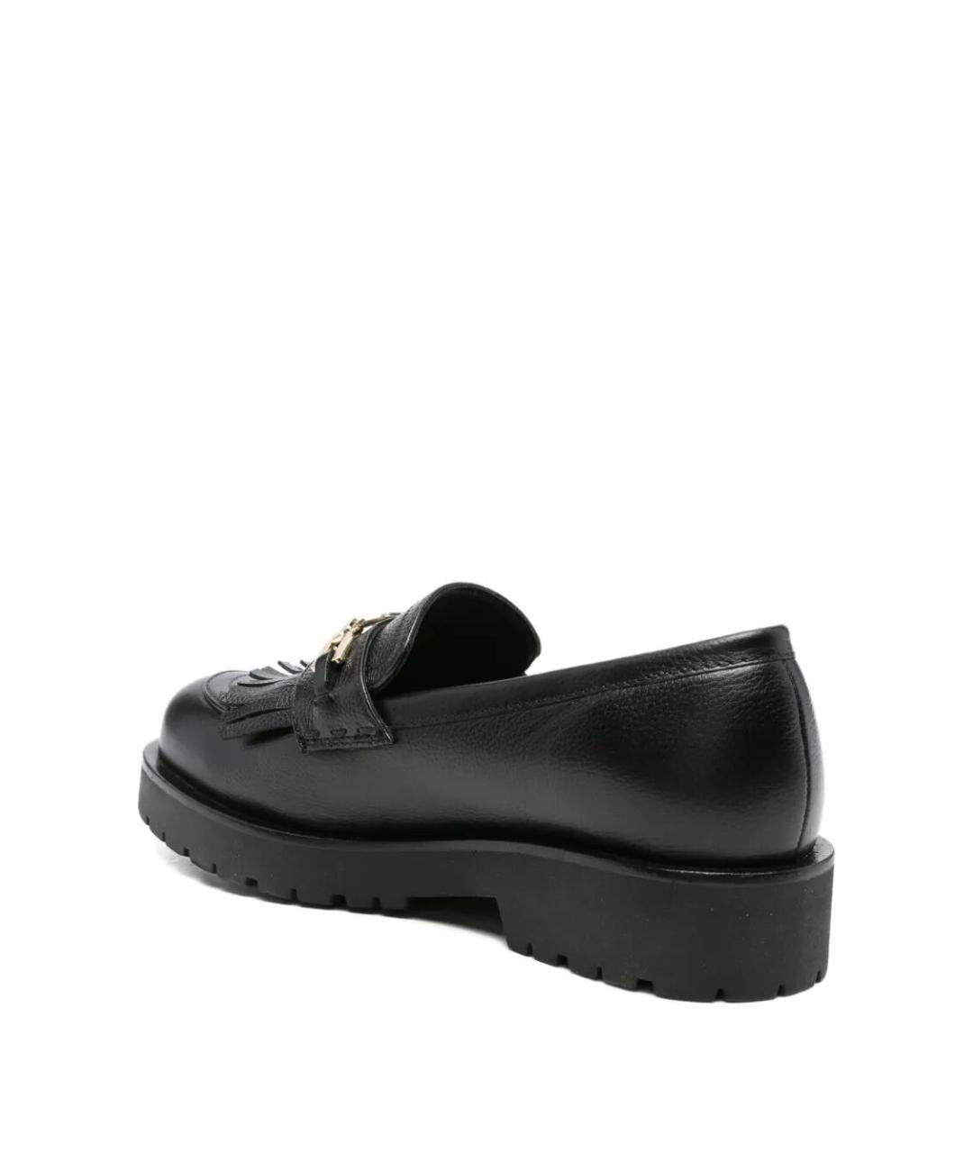 TWIN-SET Черные кожаные лоферы, фото 3