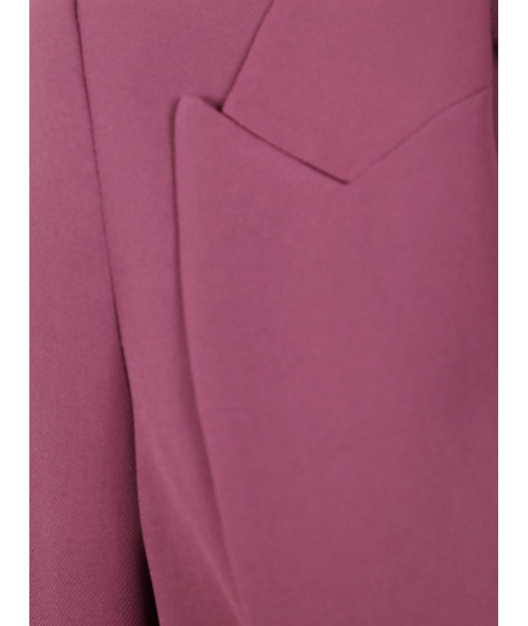 TWIN-SET Розовый полиэстеровый жакет/пиджак, фото 3