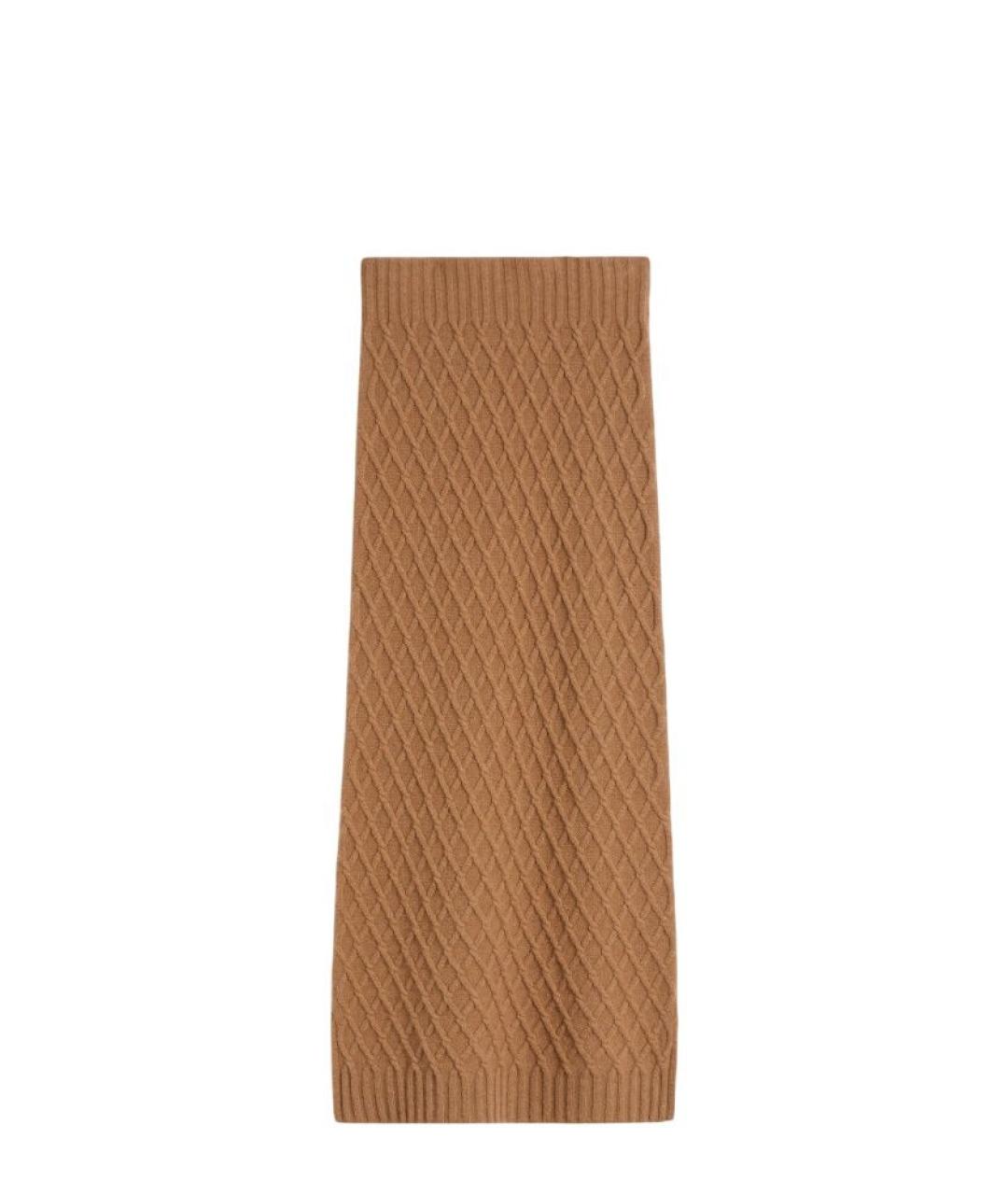 MAX MARA Бежевая шерстяная юбка макси, фото 1