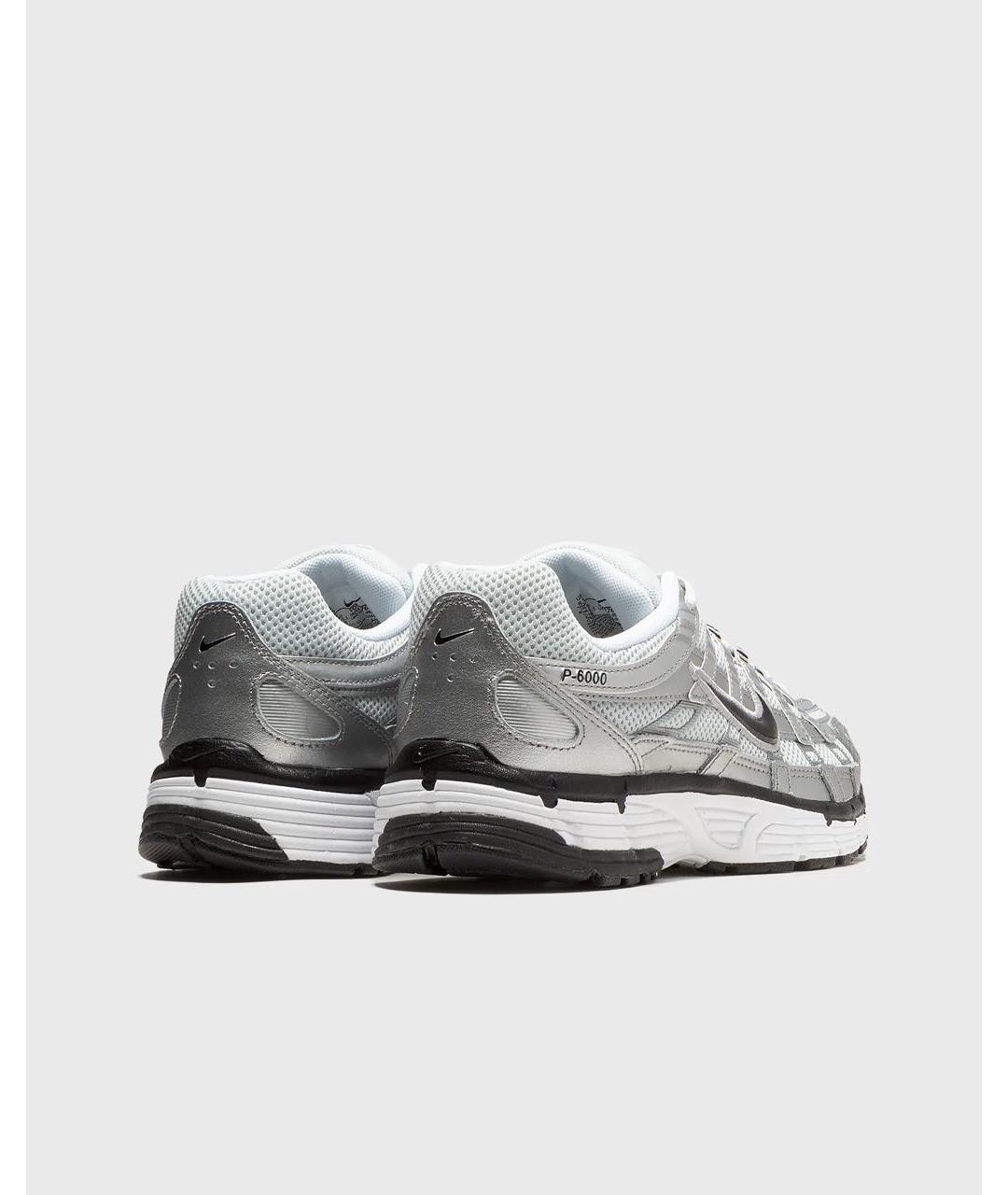 NIKE Серые кожаные кроссовки, фото 5