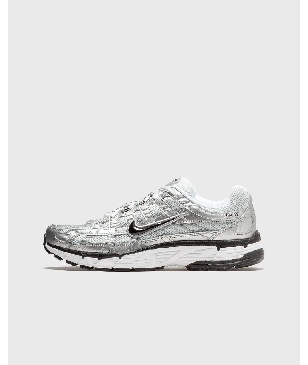 NIKE Серые кожаные кроссовки, фото 7