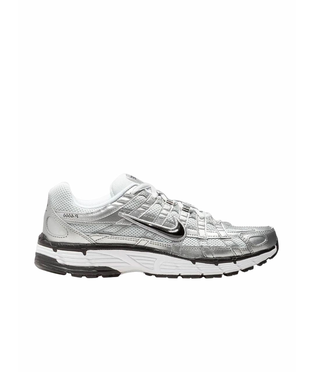 NIKE Серые кожаные кроссовки, фото 1