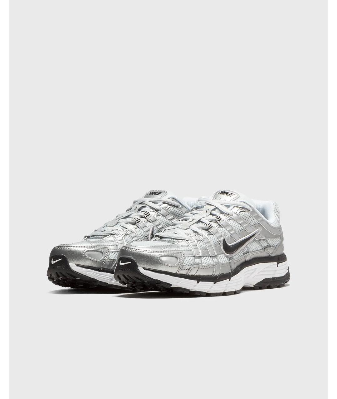 NIKE Серые кожаные кроссовки, фото 2
