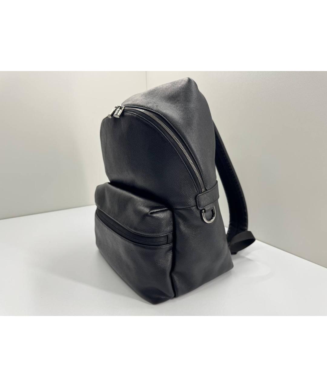 LOUIS VUITTON Черный кожаный рюкзак, фото 4
