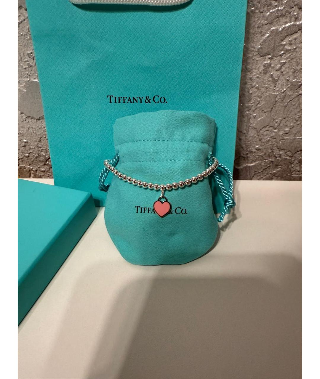 TIFFANY&CO Серебрянный серебряный браслет, фото 6