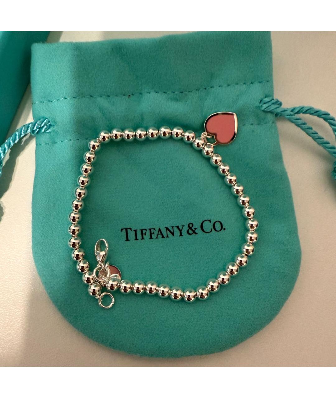 TIFFANY&CO Серебрянный серебряный браслет, фото 2