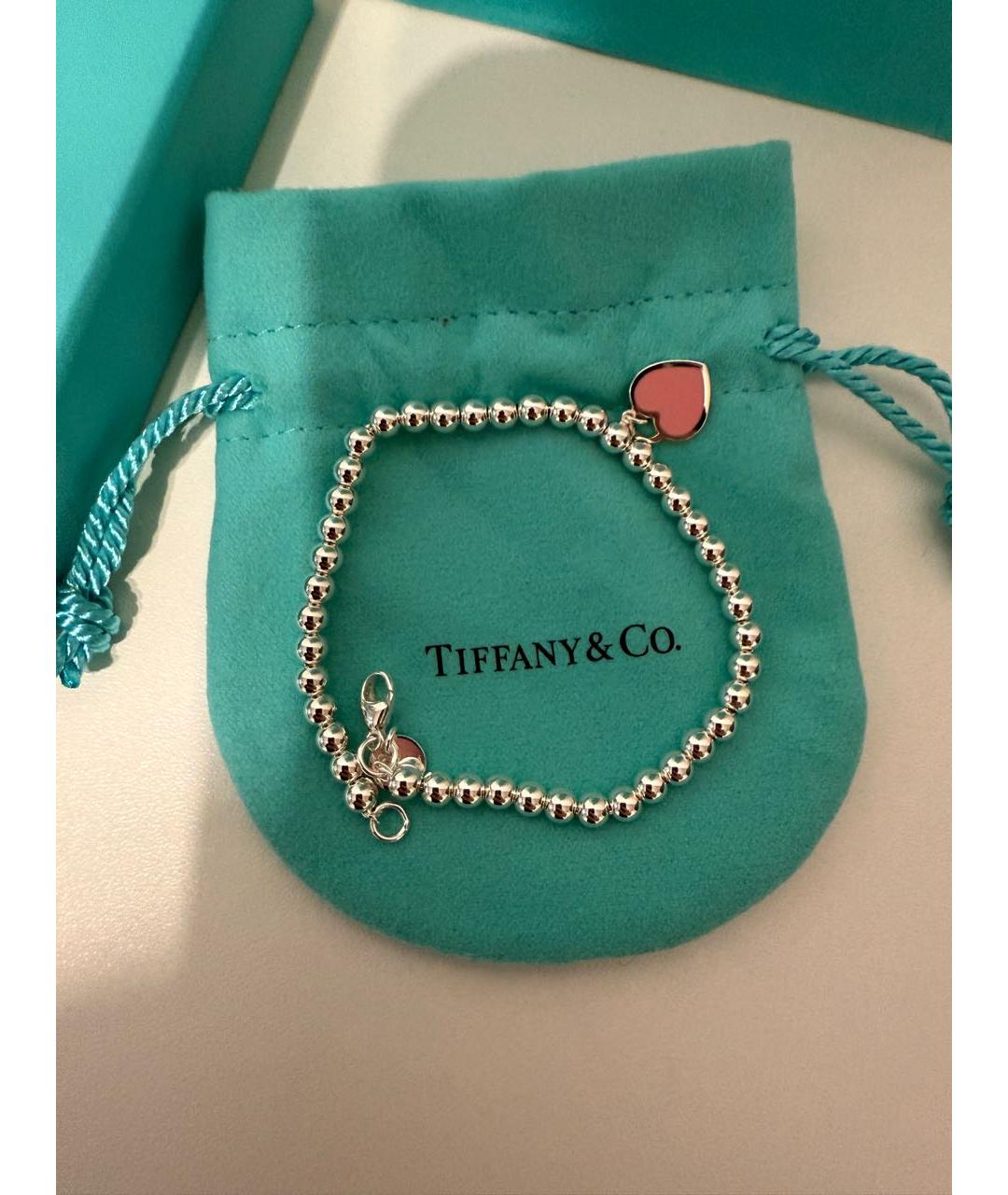 TIFFANY&CO Серебрянный серебряный браслет, фото 7