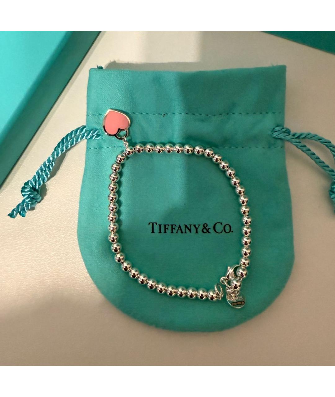 TIFFANY&CO Серебрянный серебряный браслет, фото 3