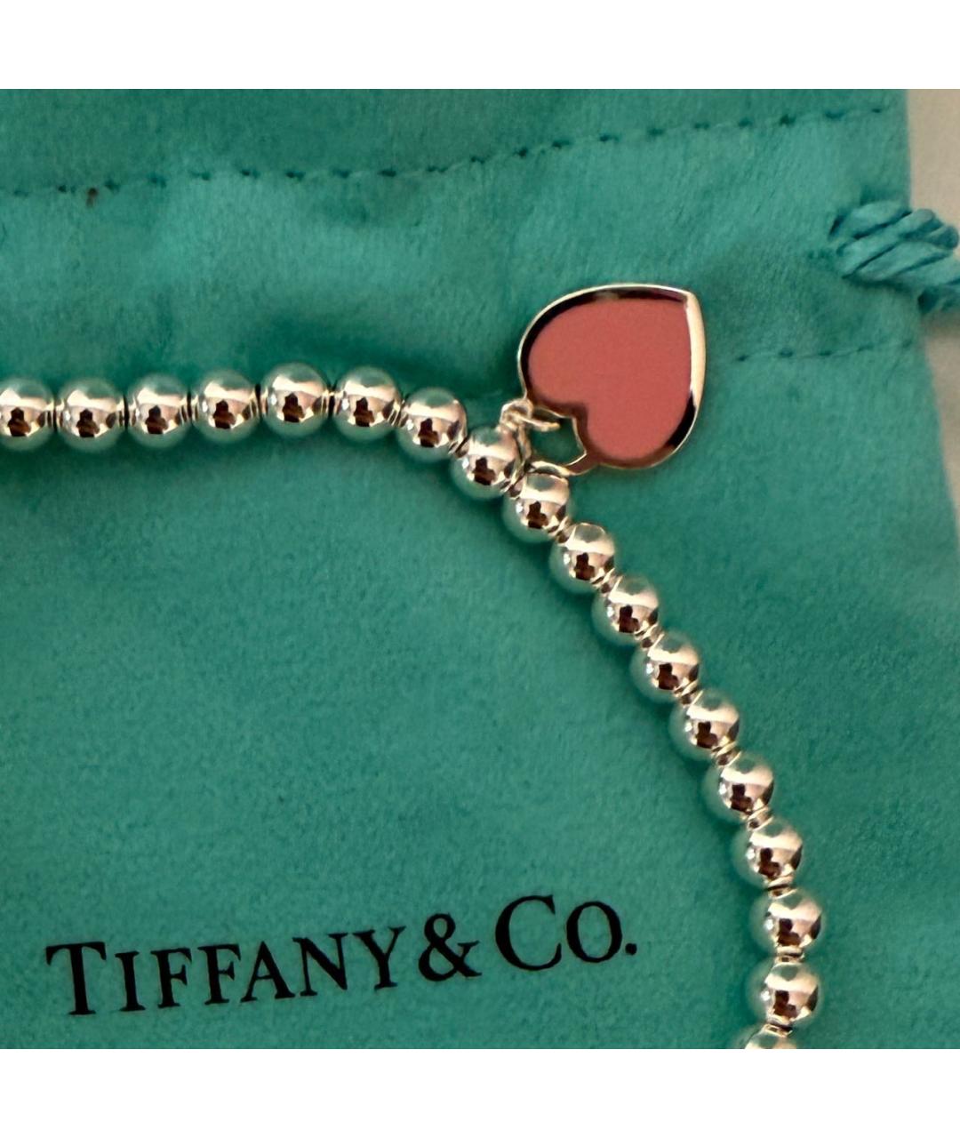 TIFFANY&CO Серебрянный серебряный браслет, фото 5