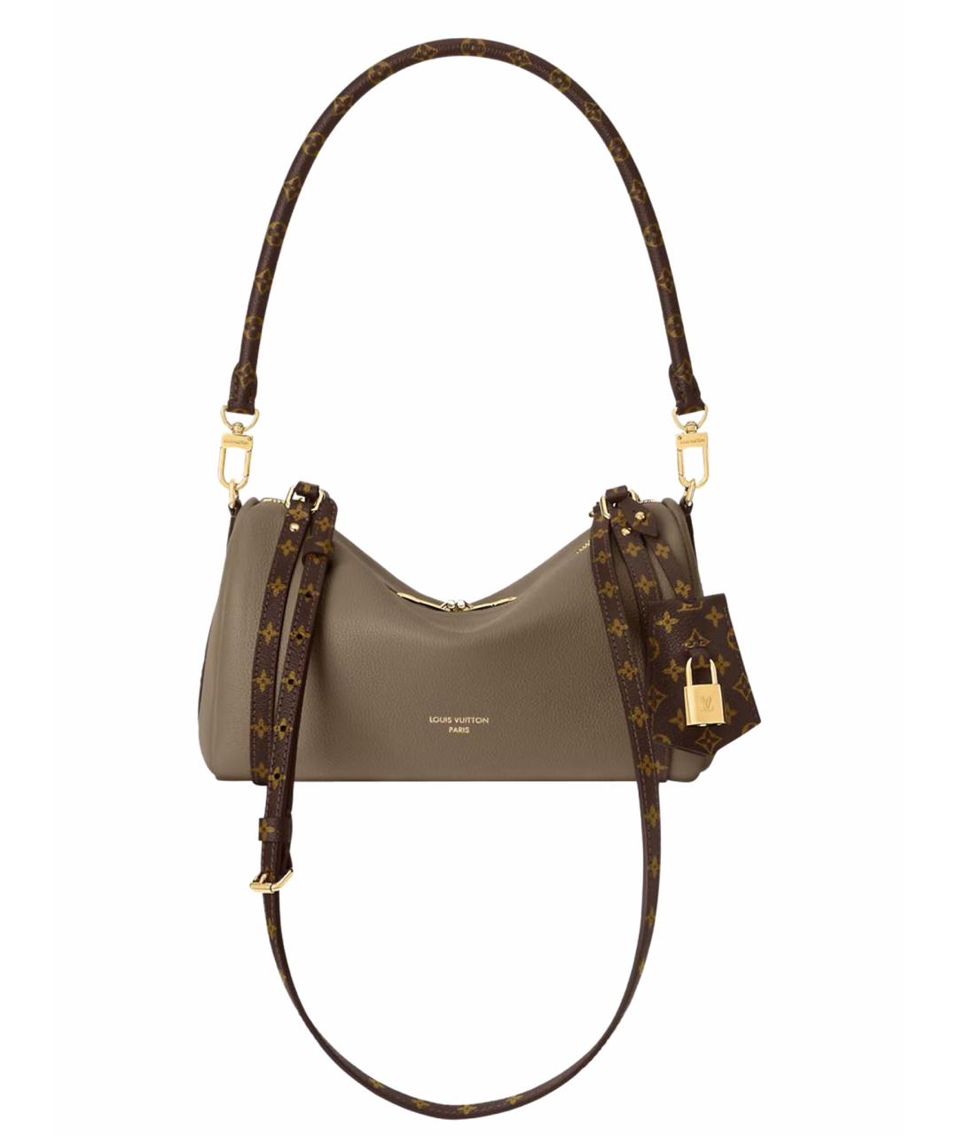 LOUIS VUITTON Коричневая кожаная сумка через плечо, фото 1