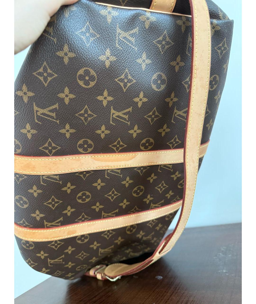 LOUIS VUITTON Коричневая дорожная/спортивная сумка, фото 3