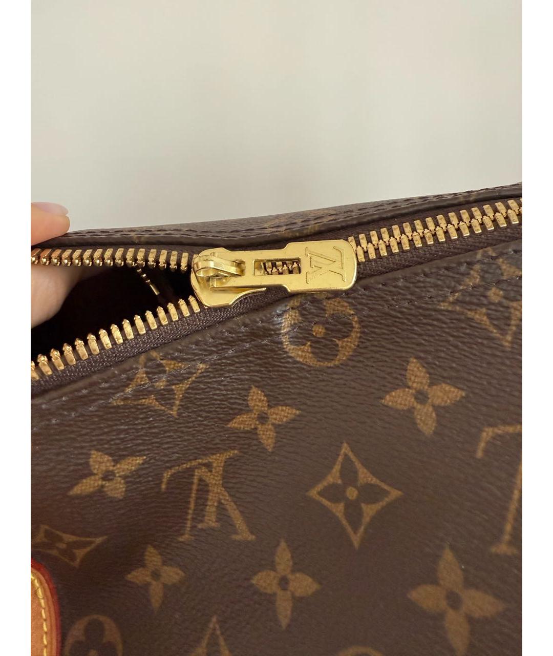 LOUIS VUITTON Коричневая дорожная/спортивная сумка, фото 7