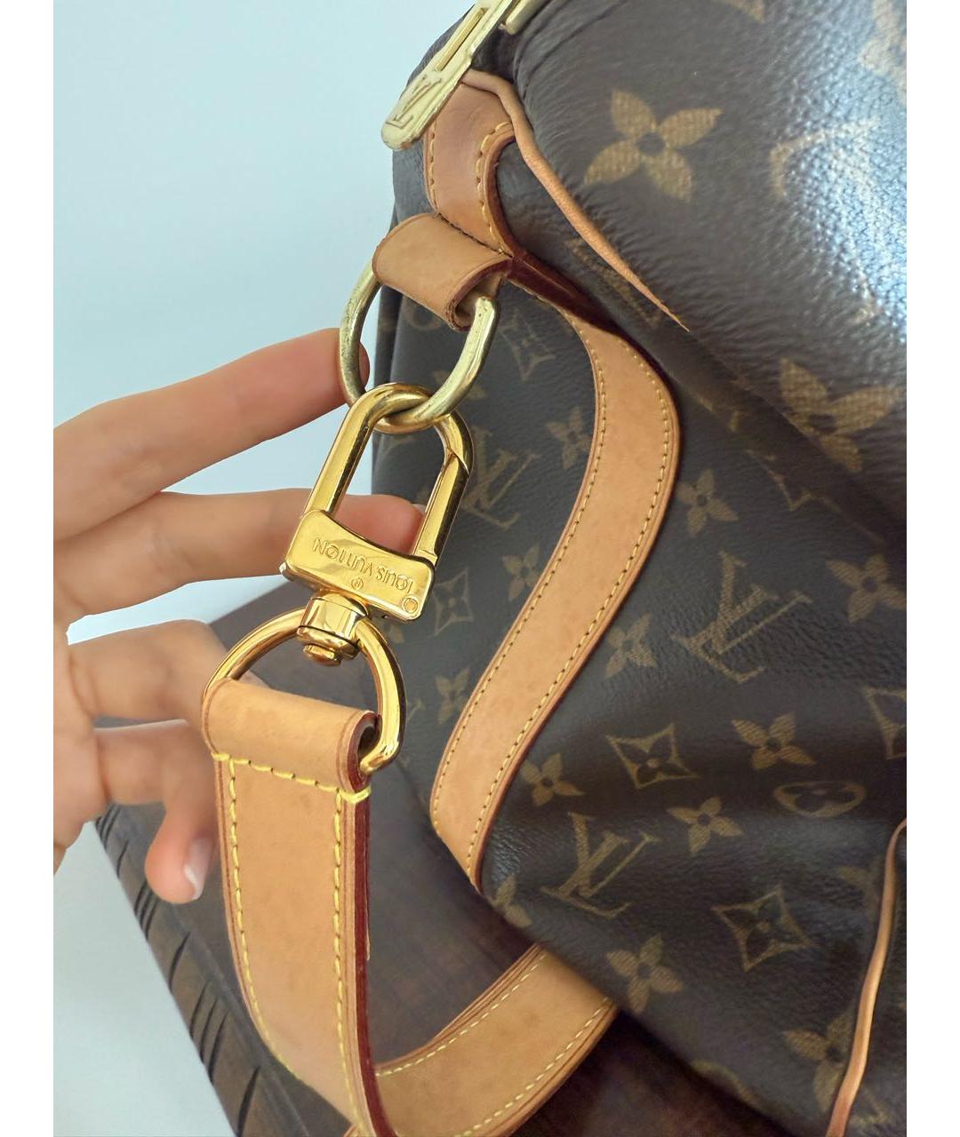 LOUIS VUITTON Коричневая дорожная/спортивная сумка, фото 6