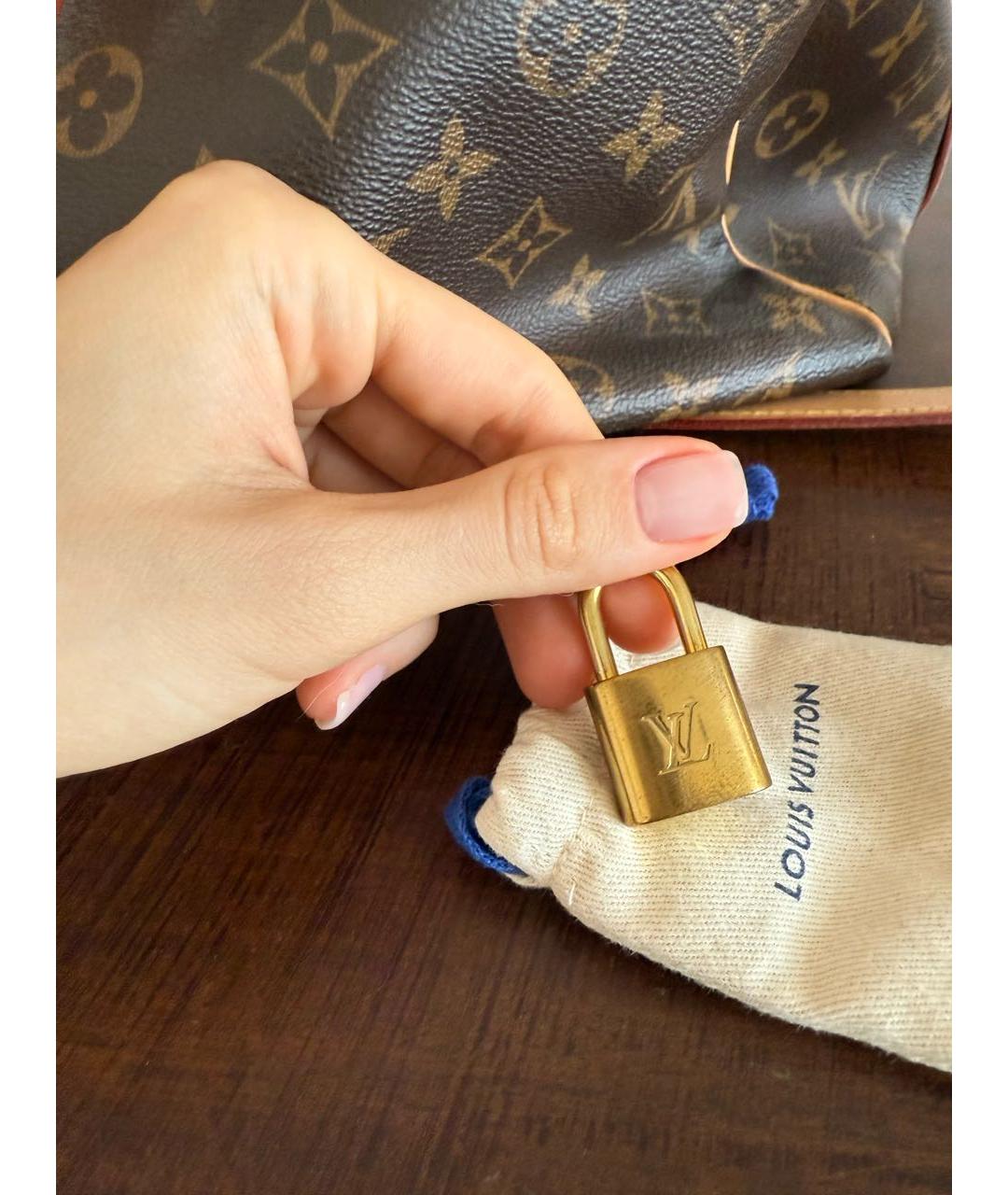LOUIS VUITTON Коричневая дорожная/спортивная сумка, фото 5
