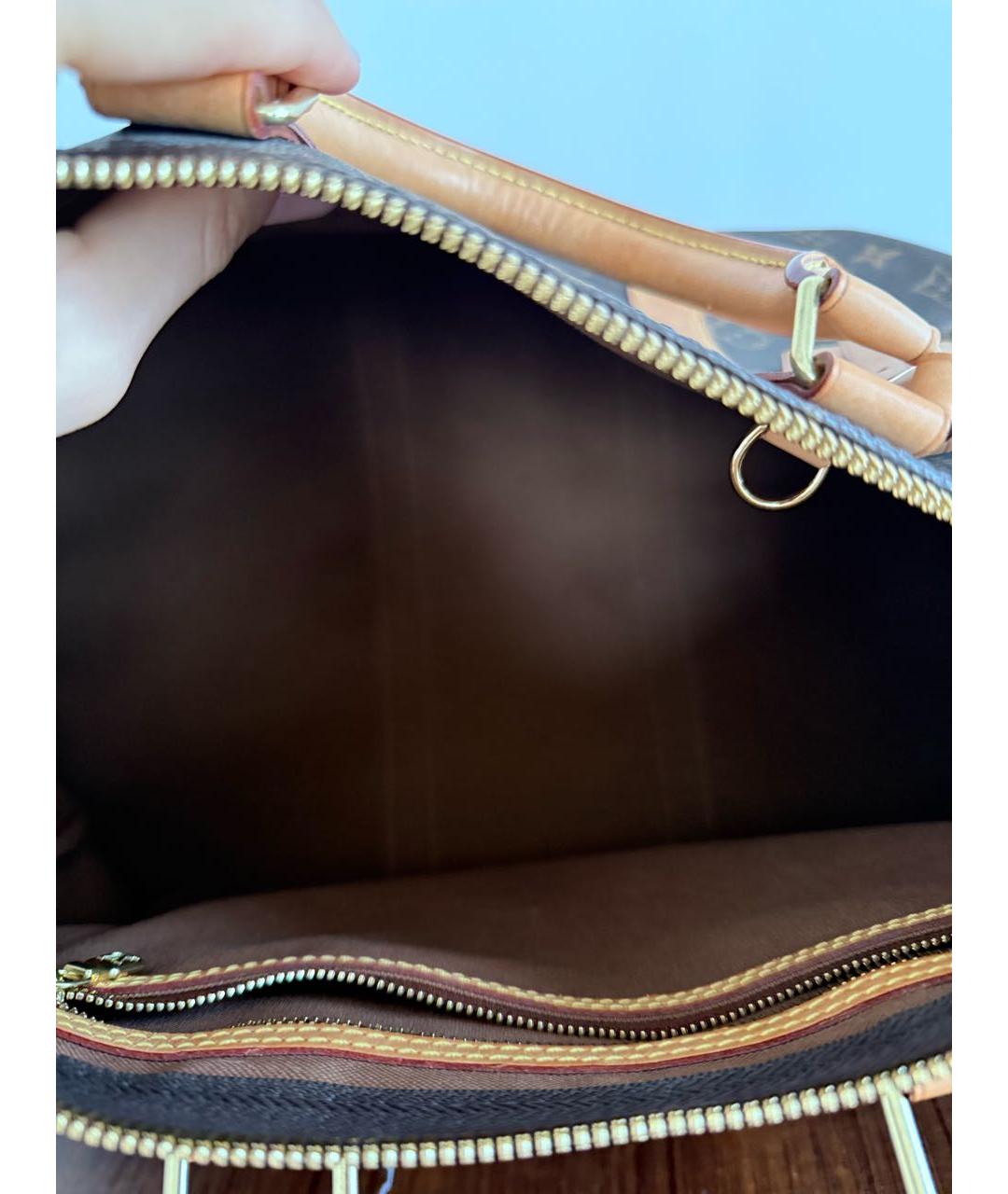 LOUIS VUITTON Коричневая дорожная/спортивная сумка, фото 4
