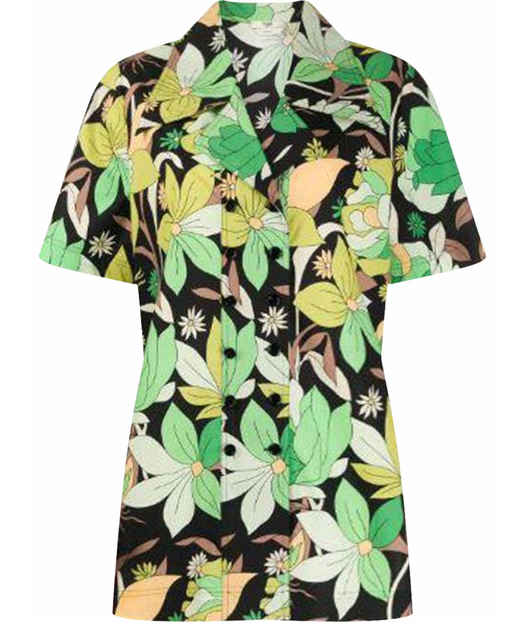 FENDI Мульти хлопковая рубашка, фото 1