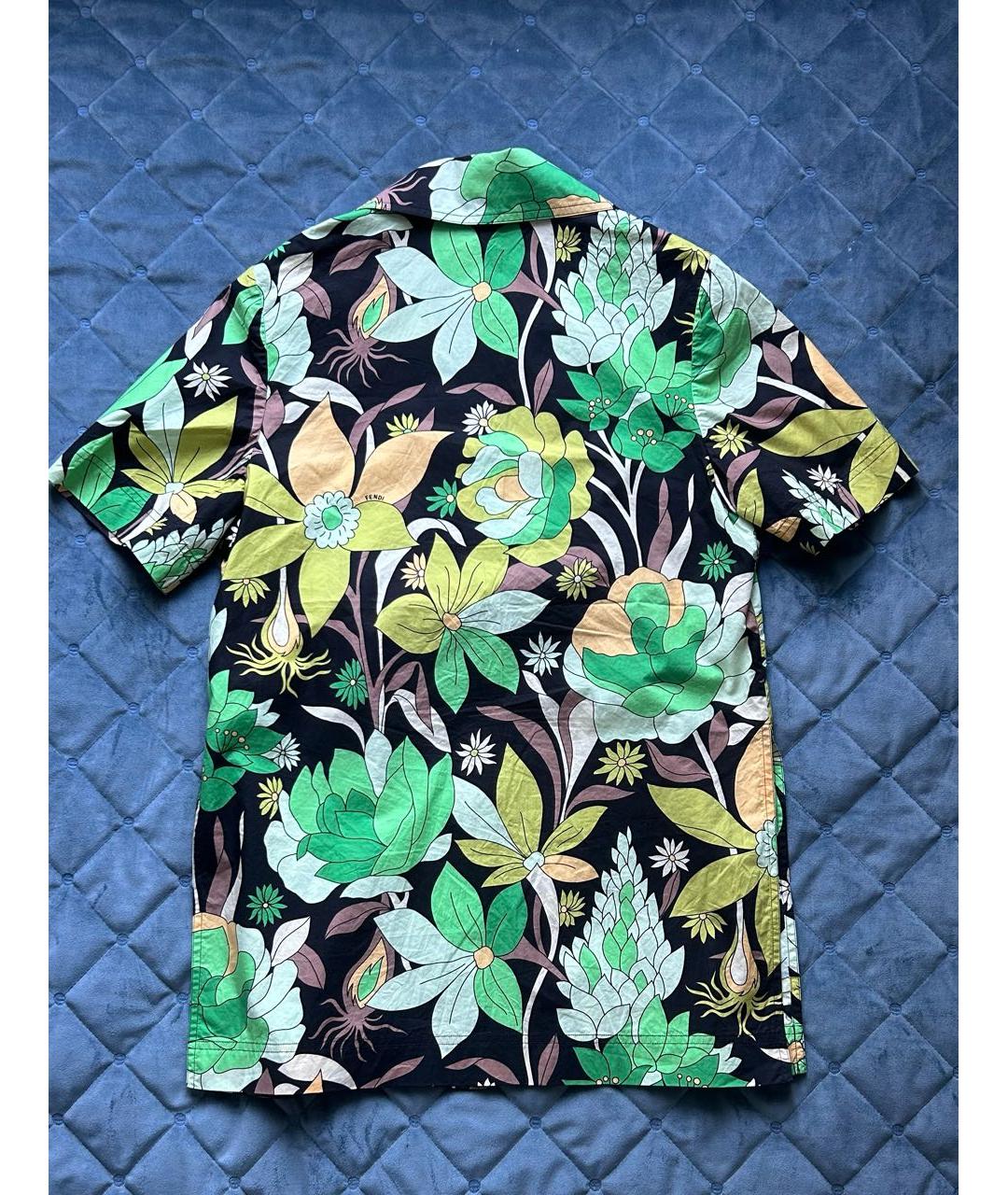 FENDI Мульти хлопковая рубашка, фото 3