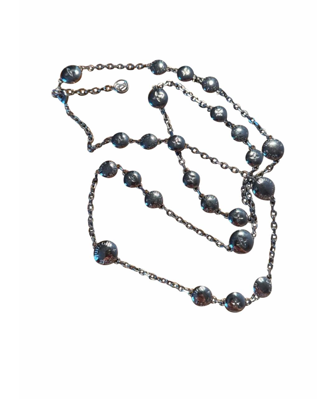 LOUIS VUITTON Серебряное с серебряным покрытием колье, фото 1