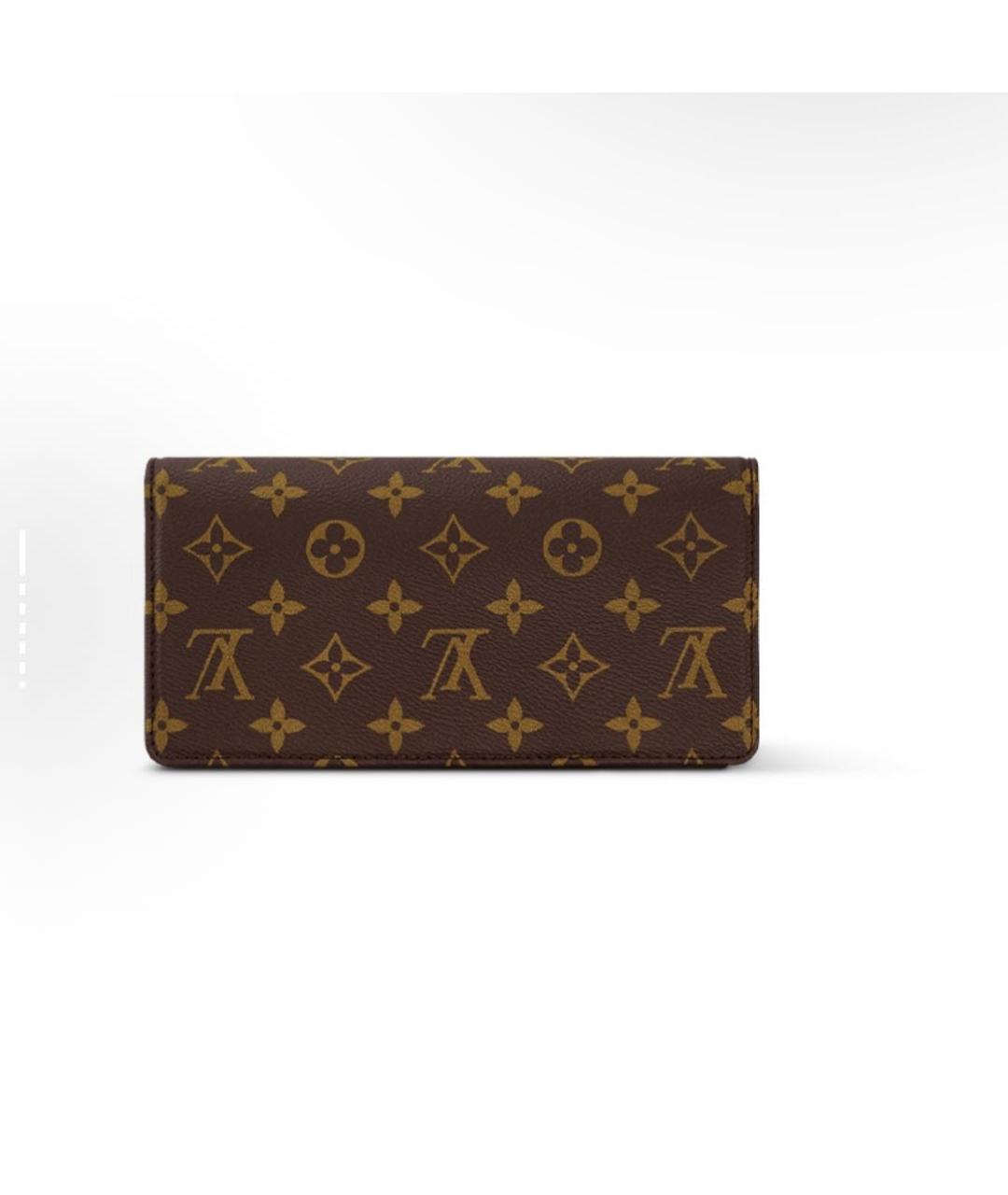 LOUIS VUITTON Коричневая кожаная сумка через плечо, фото 3