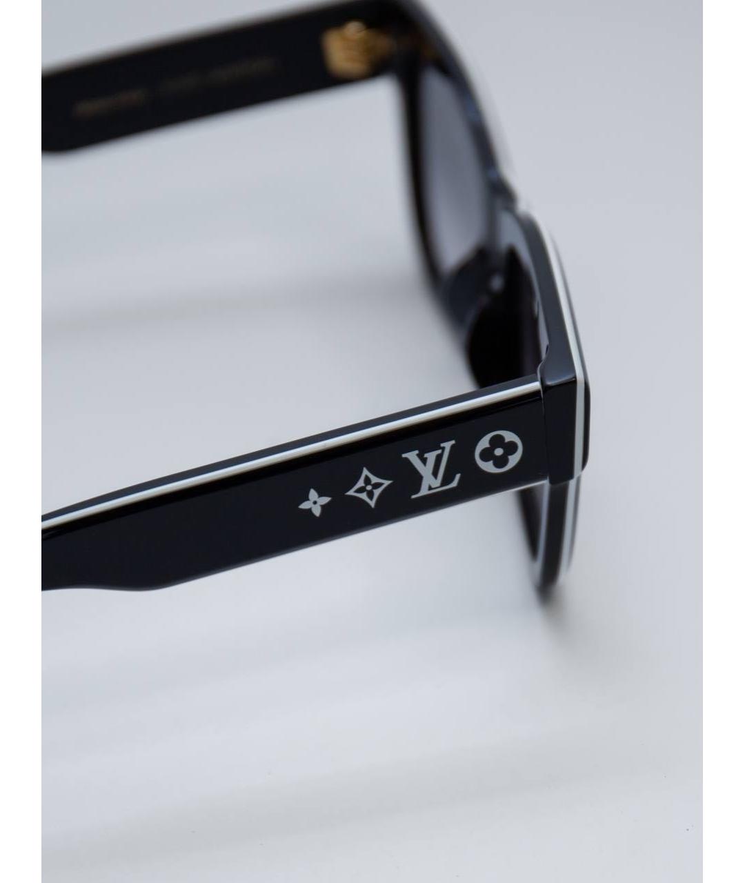 LOUIS VUITTON Черные пластиковые солнцезащитные очки, фото 3