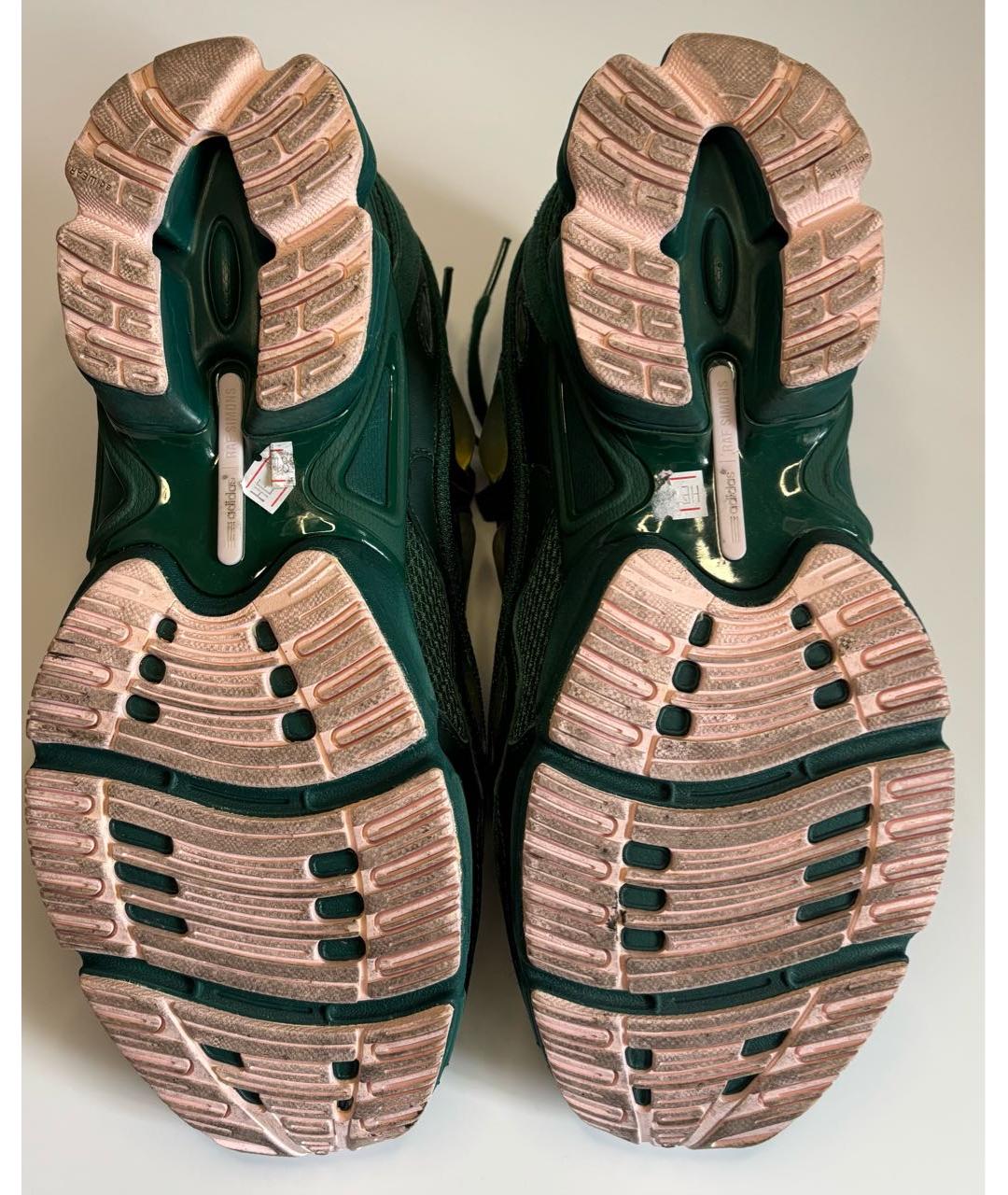 ADIDAS X RAF SIMONS Зеленые низкие кроссовки / кеды, фото 5