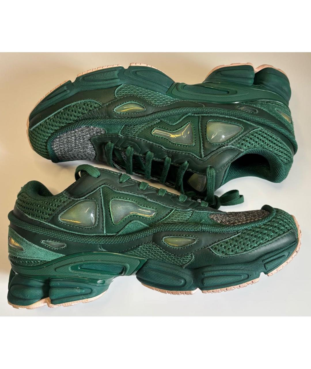 ADIDAS X RAF SIMONS Зеленые низкие кроссовки / кеды, фото 3