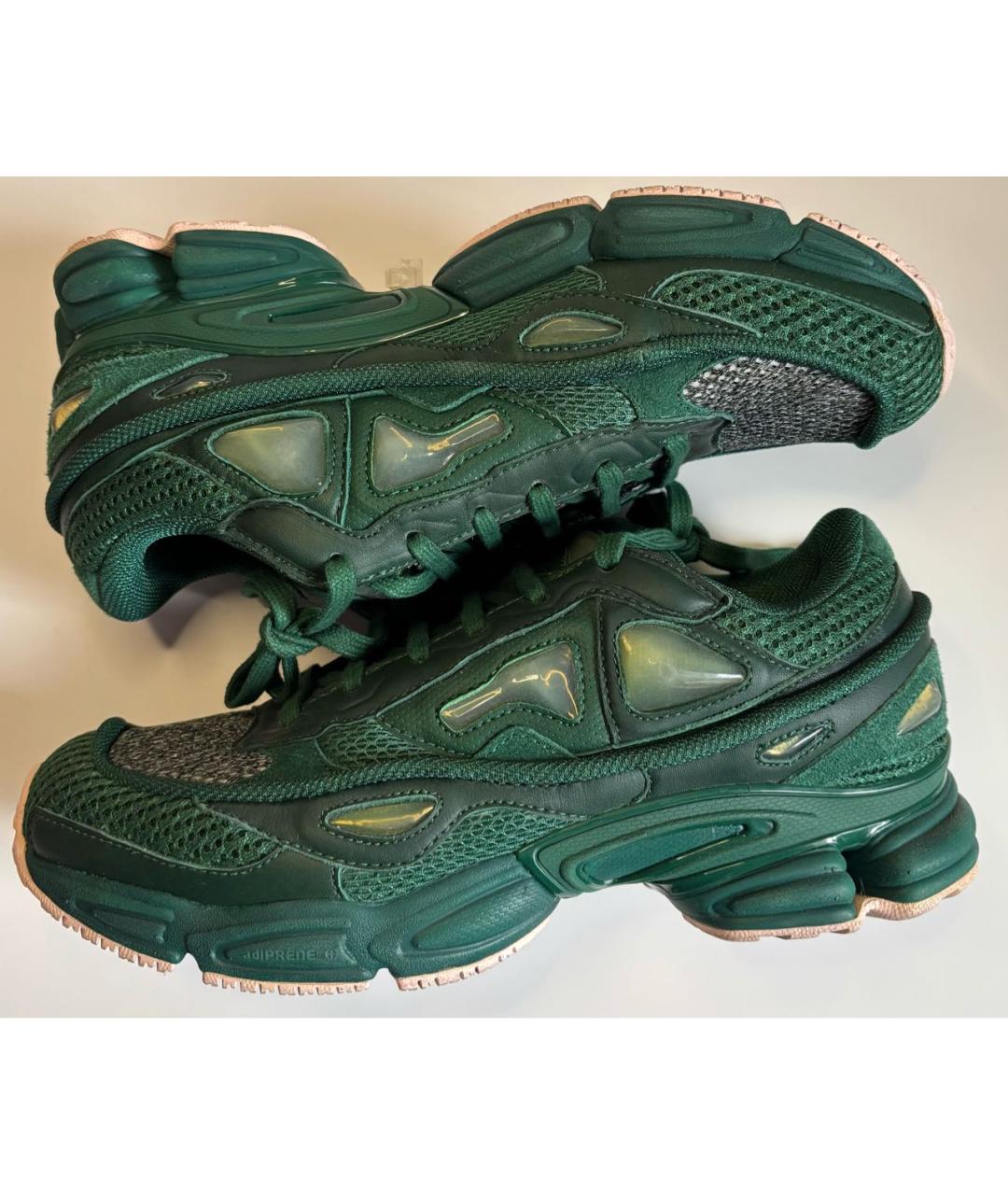 ADIDAS X RAF SIMONS Зеленые низкие кроссовки / кеды, фото 2