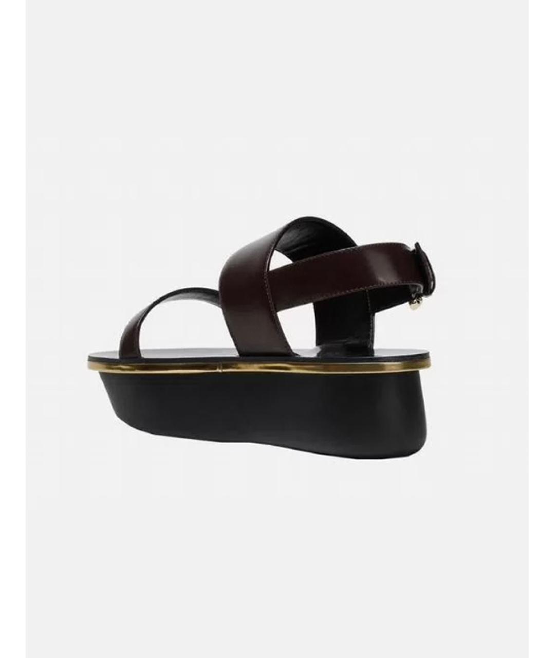 MARNI Фиолетовые кожаные сандалии, фото 3