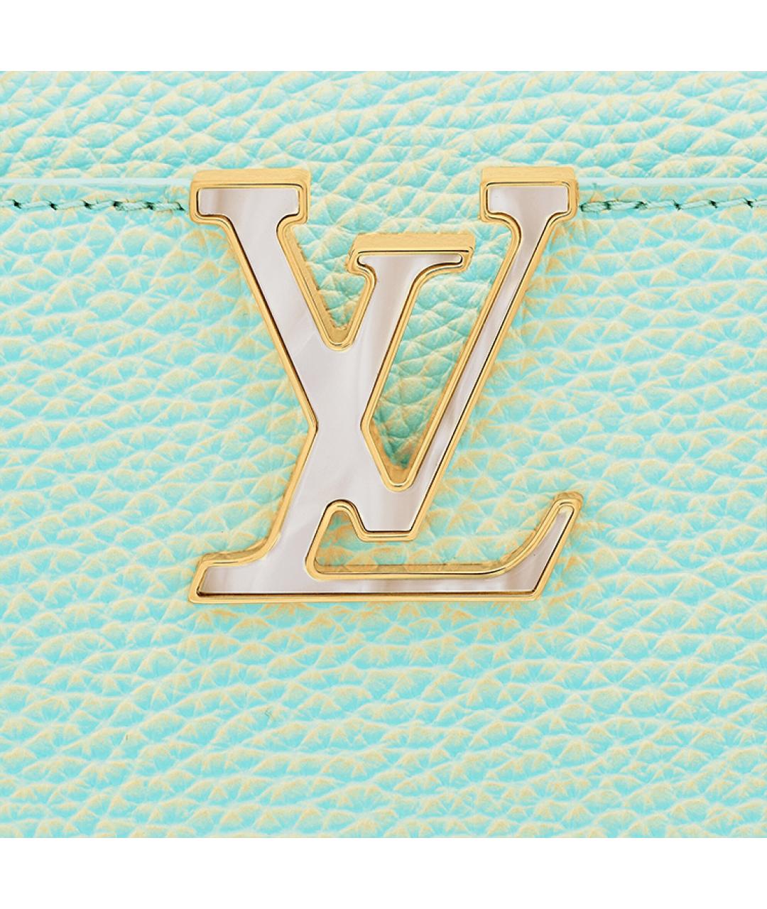 LOUIS VUITTON Зеленая кожаная сумка через плечо, фото 5