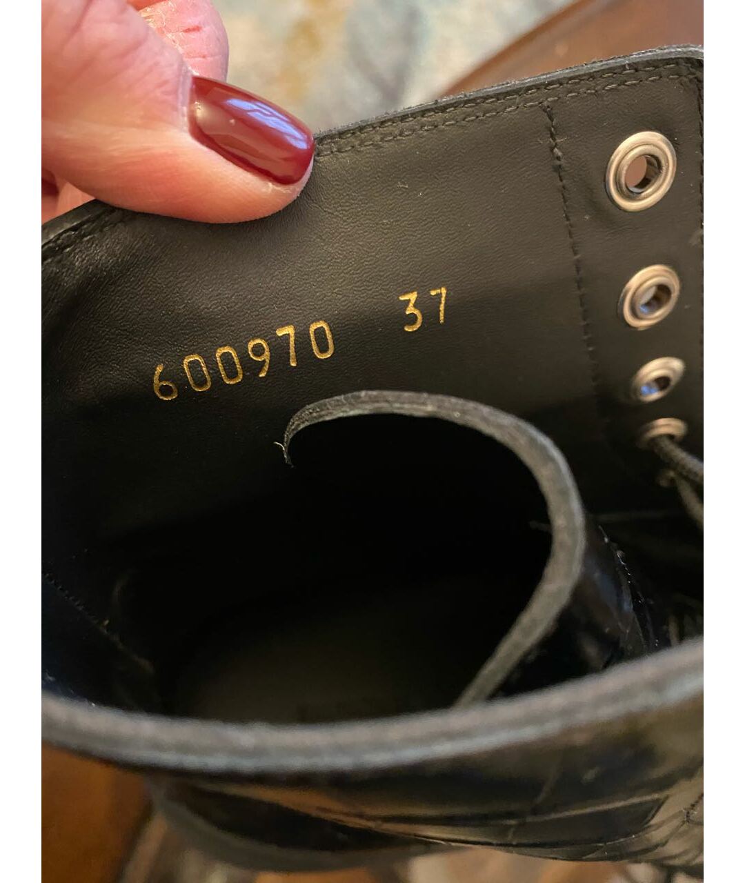 BALENCIAGA Черные кожаные ботинки, фото 5