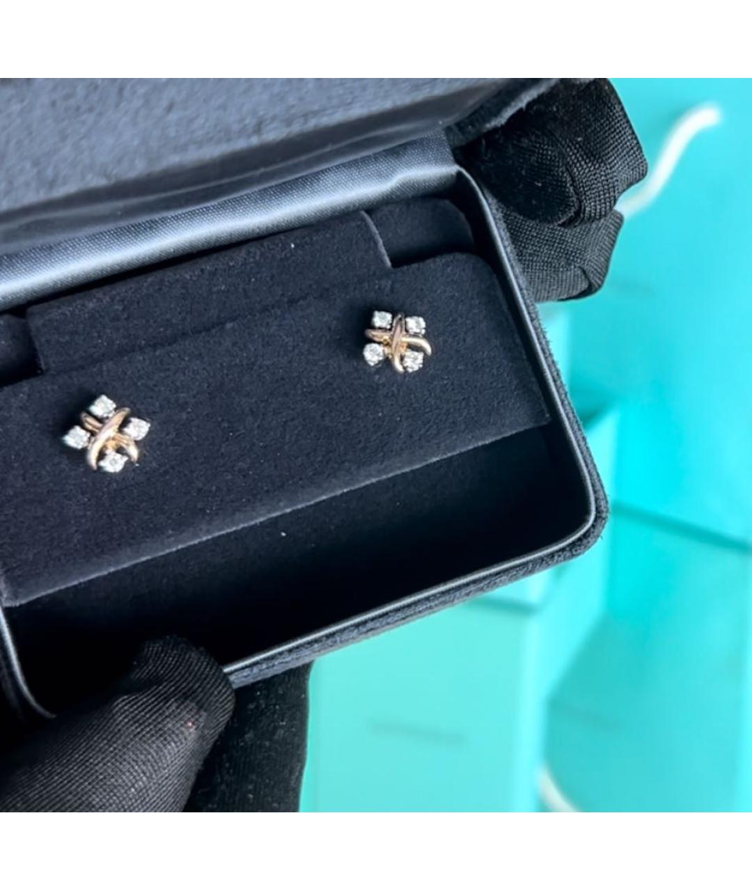 TIFFANY&CO Золотые серьги из желтого золота, фото 3