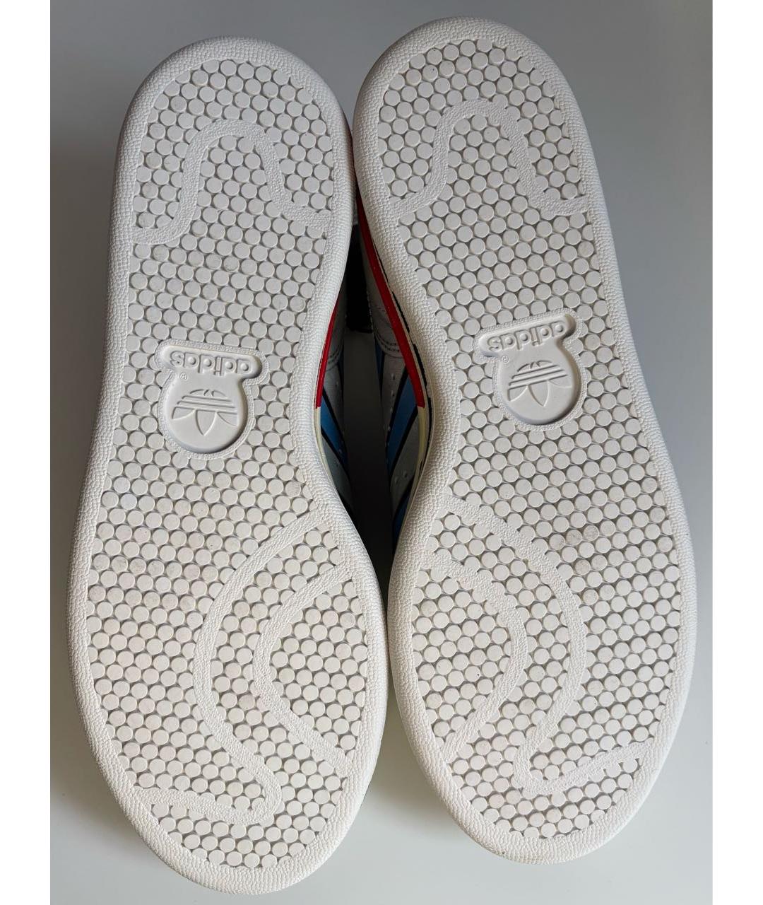ADIDAS X RAF SIMONS Кожаные низкие кроссовки / кеды, фото 4