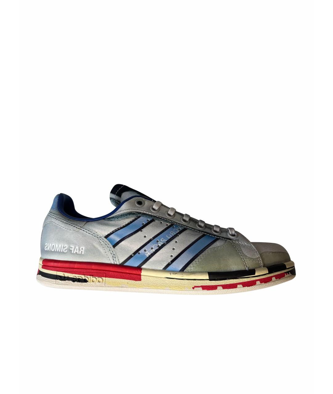 ADIDAS X RAF SIMONS Кожаные низкие кроссовки / кеды, фото 1