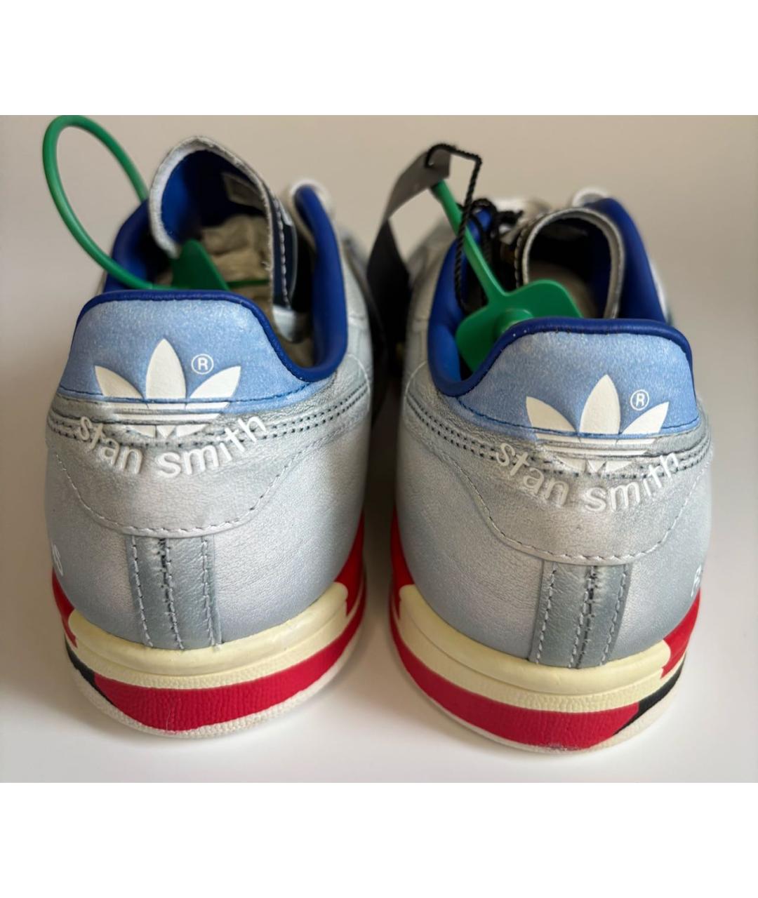 ADIDAS X RAF SIMONS Кожаные низкие кроссовки / кеды, фото 5